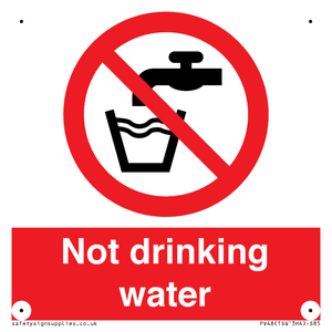 not drinking water